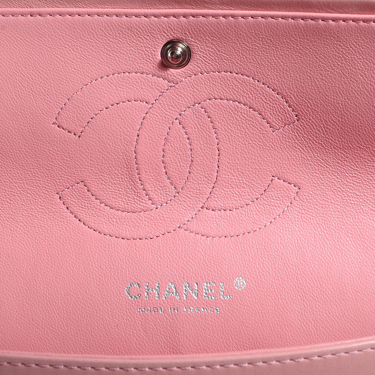 Chanel Lambskin Medium Double Flap Pink 6 of 8