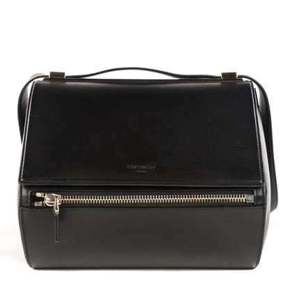 Givenchy Textured Calfskin Medium Pandora Box Crossbody Bag Black 1 of 10