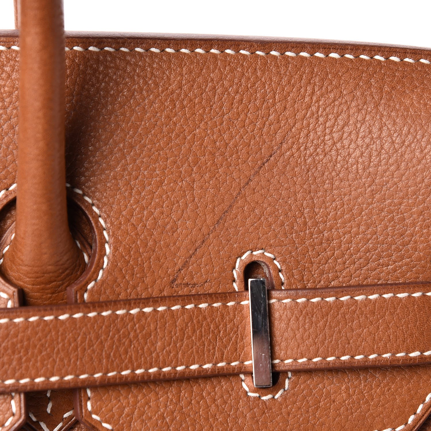 Hermes Natural Barenia Faubourg Birkin 35 Fauve 31 of 46