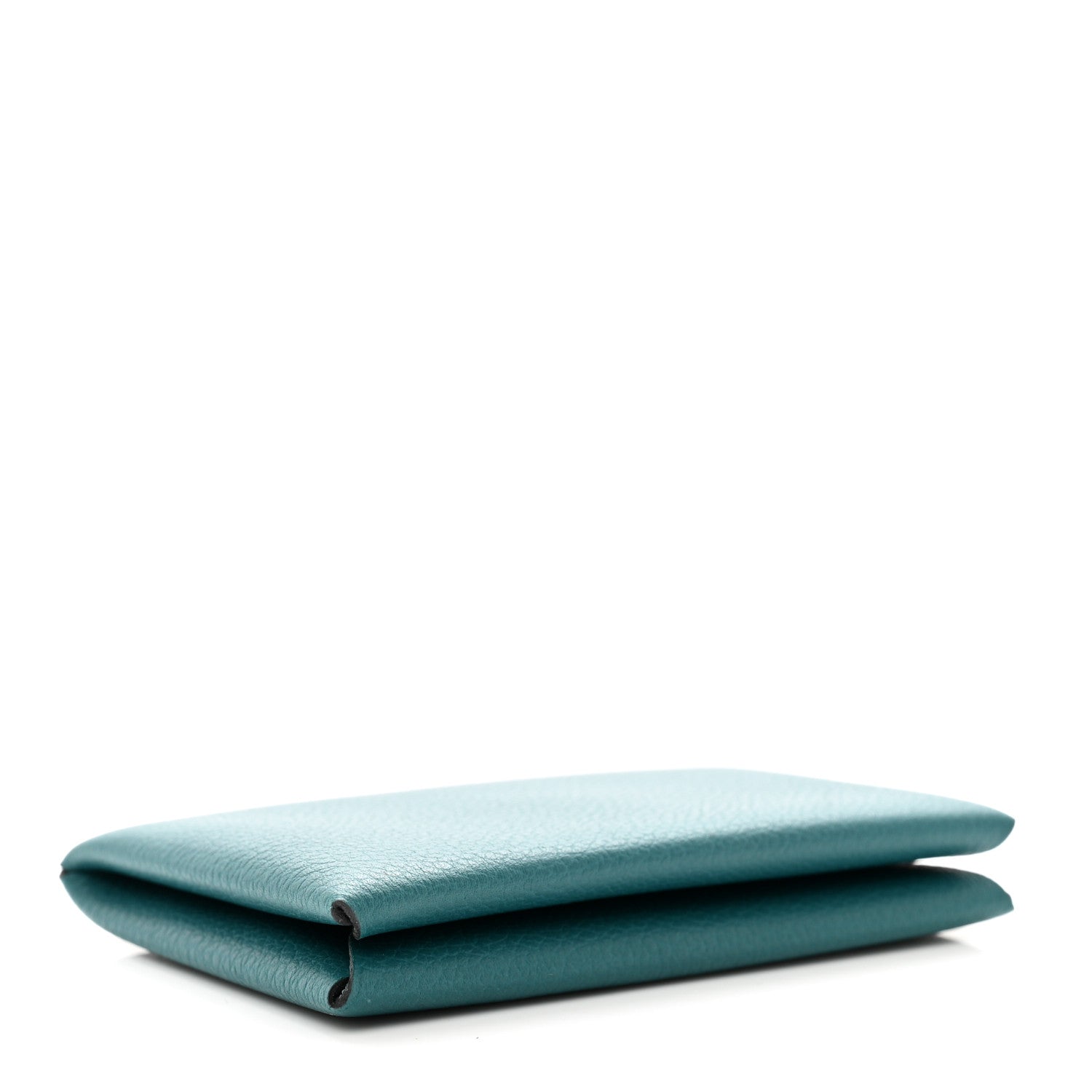 Hermes Evercolor Calvi Card Case Vert Bosphore 4 of 6