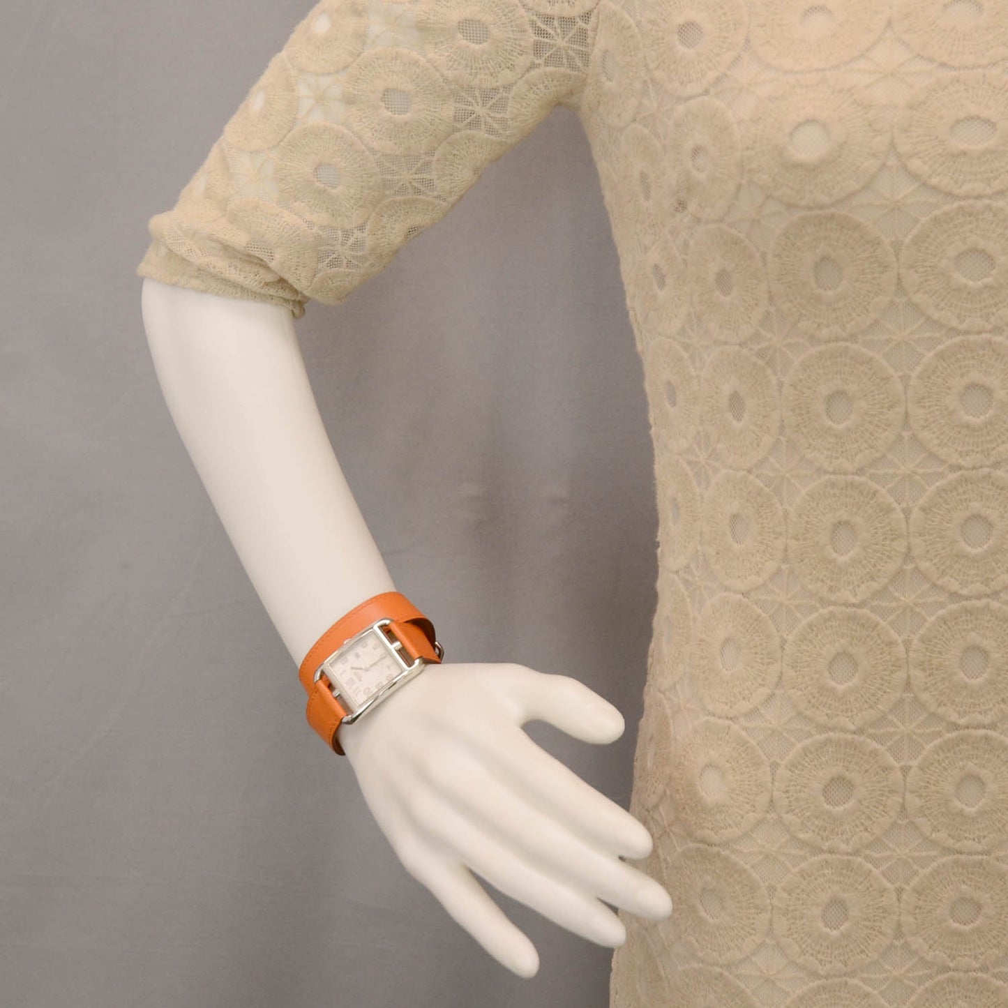 Swift Leather Cape Cod GM Double Tour Watch Orange