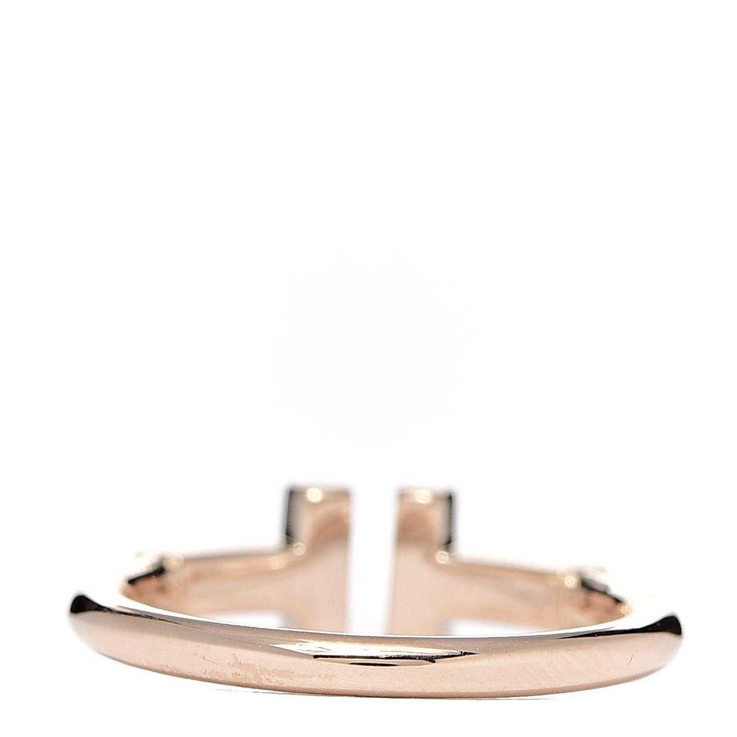 18K Rose Gold T Wire Ring 47 4