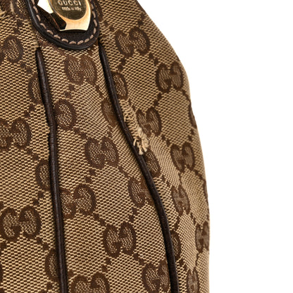 Gucci GG Monogram Medium Charmy Hobo Dark Brown 16 of 21