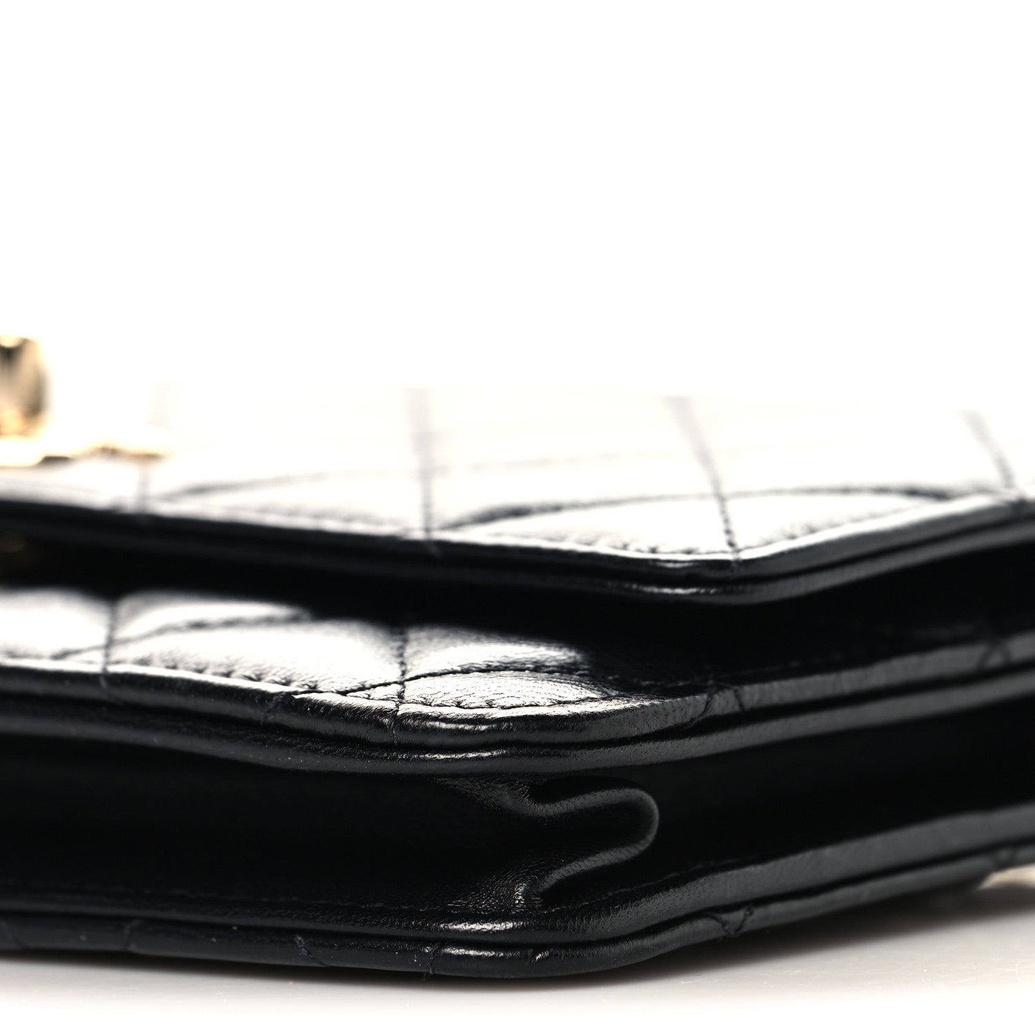 Chanel Lambskin Quilted Trendy CC Wallet On Chain WOC Black 11 of 11