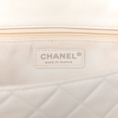 Chanel Quilted Lambskin Small Hula Hoop Flap Ivory 8 of 10