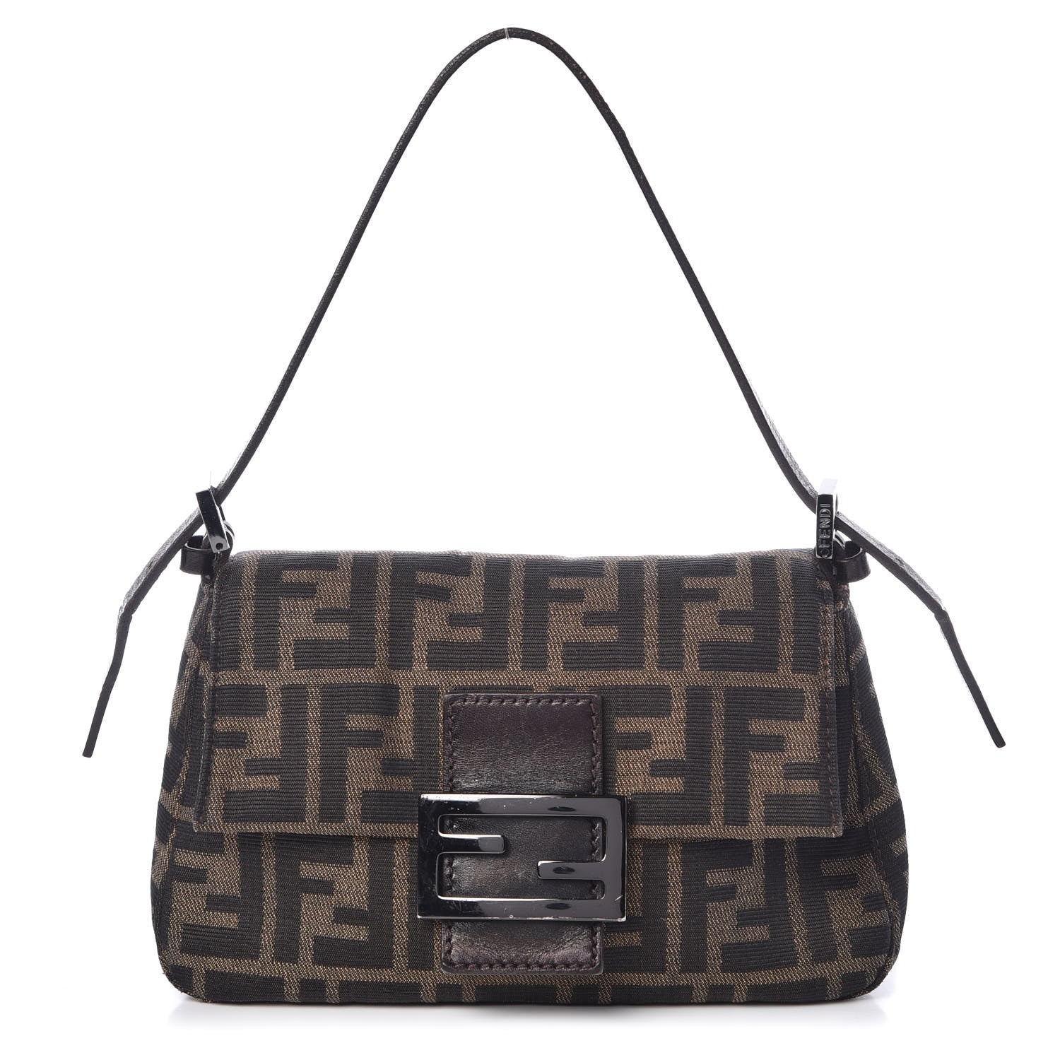 Fendi Zucca Mini Mama Baguette Tobacco 1 of 14