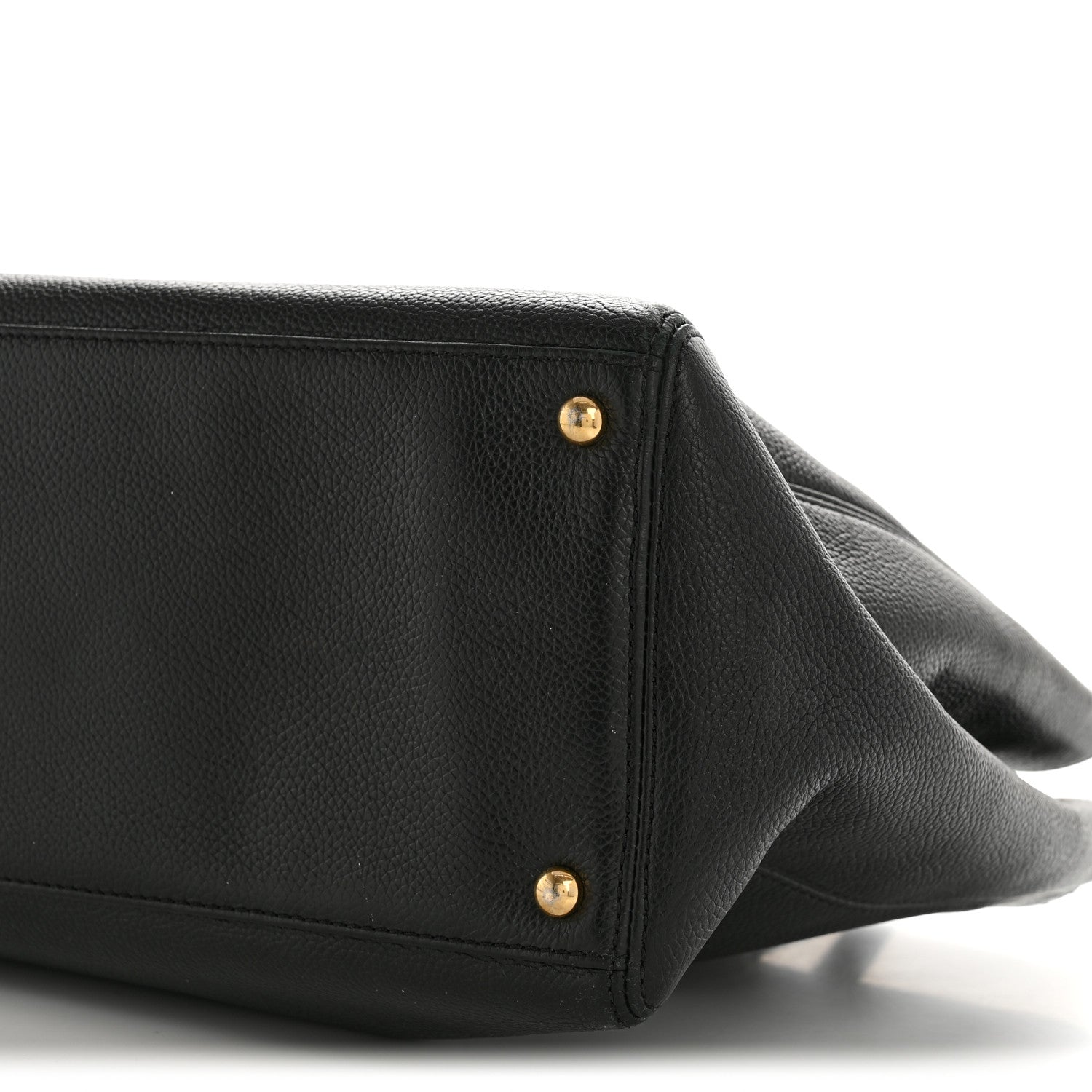 Chanel Calfskin Cerf Executive Shopper Tote Black 12 of 18