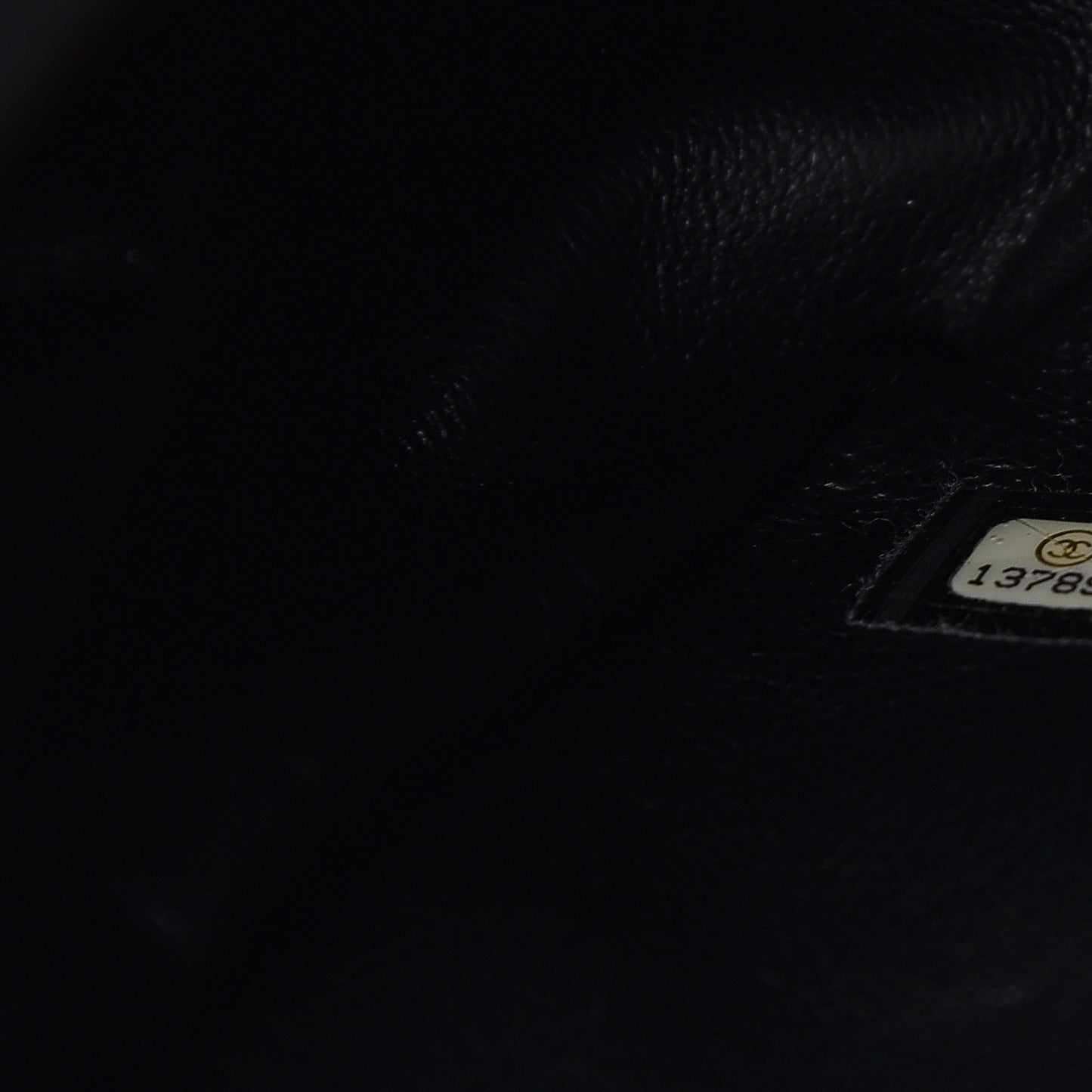 Patent Quilted Jumbo Single Flap Black