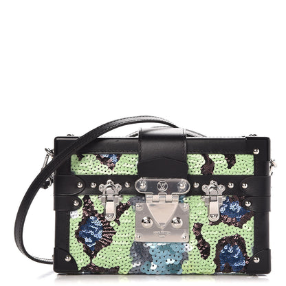 Louis Vuitton Sequins Petite Malle Black 1 of 10