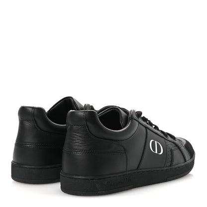 Christian Dior Calfskin Suede Logo Sneakers 36.5 Black 5 of 12