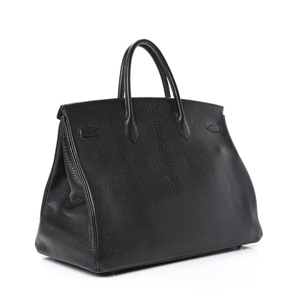 Hermes Chevre De Coromandel Birkin 40 Black 2 of 26
