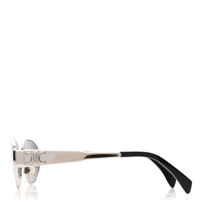 Celine Metal Triomphe 01 Sunglasses CL40235U Silver Black 3 of 7