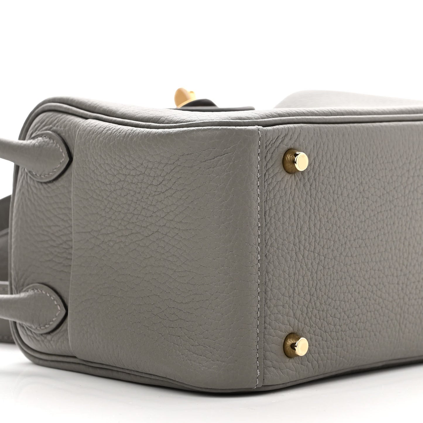 Taurillon Clemence Mini Lindy 20 Gris Meyer