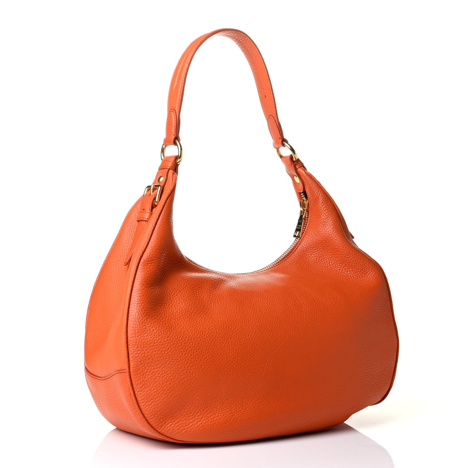 Prada Vitello Daino Hobo Papaya 2 of 6