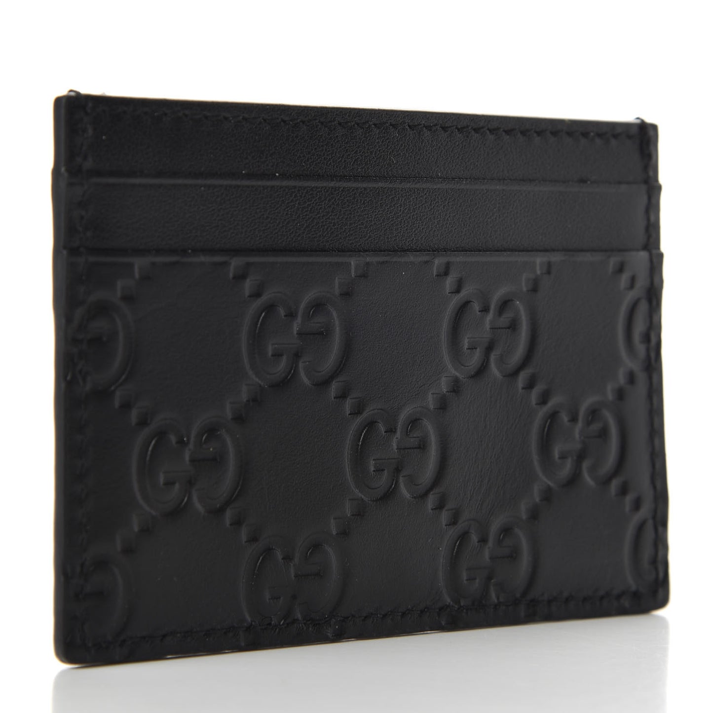 Guccissima Card Holder Black