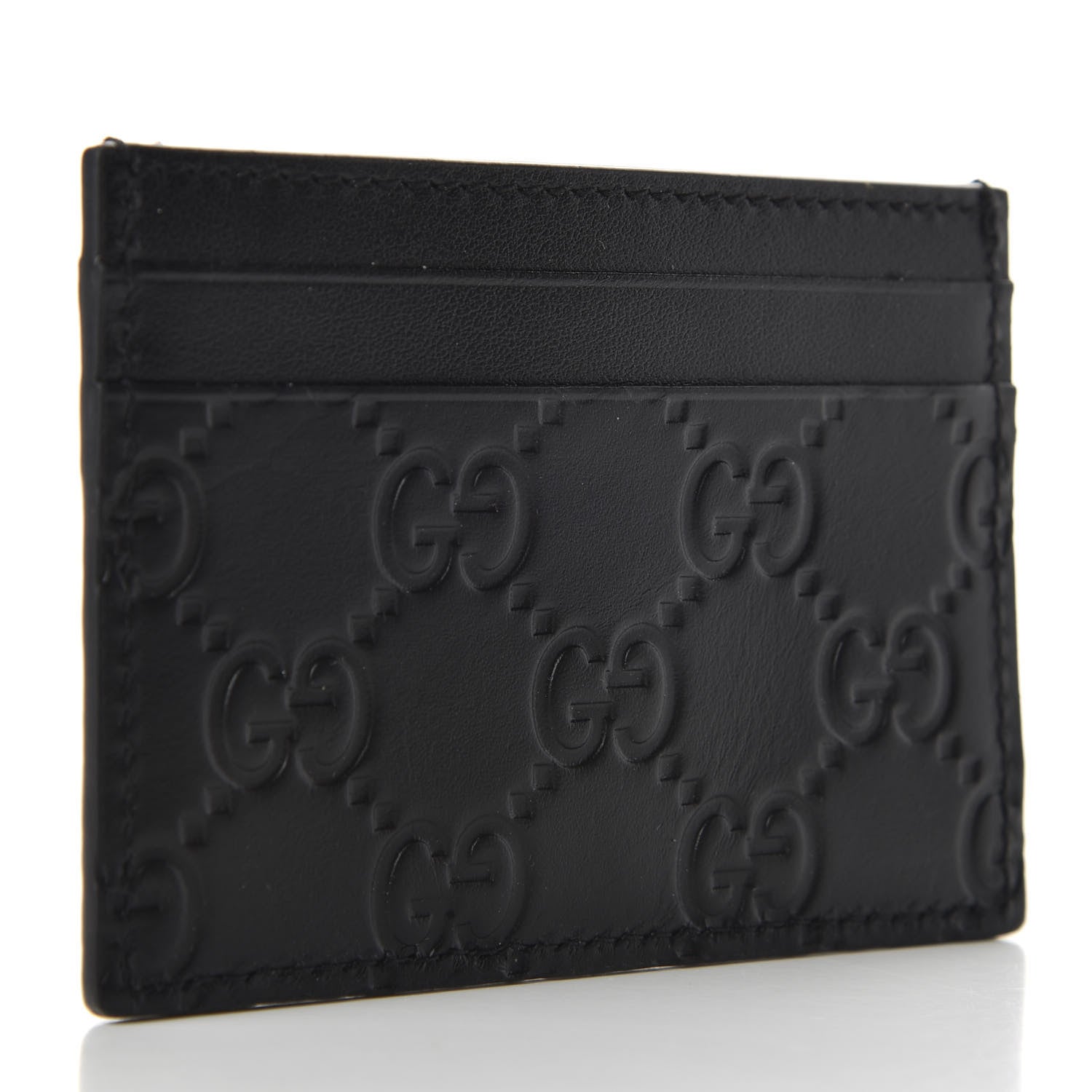 Gucci Guccissima Card Holder Black 3 of 6