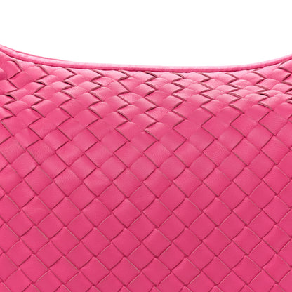 Bottega Veneta Nappa Intrecciato Medium Veneta Hobo Fuchsia 8 of 11