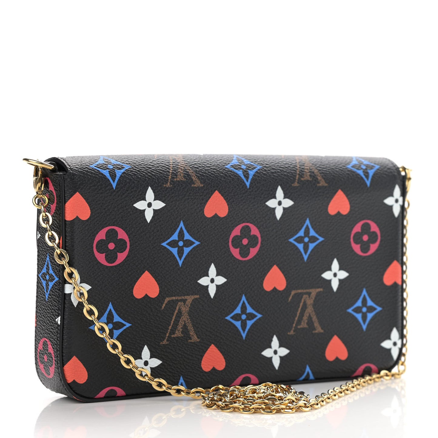 Game On Felicie Chain Wallet Black