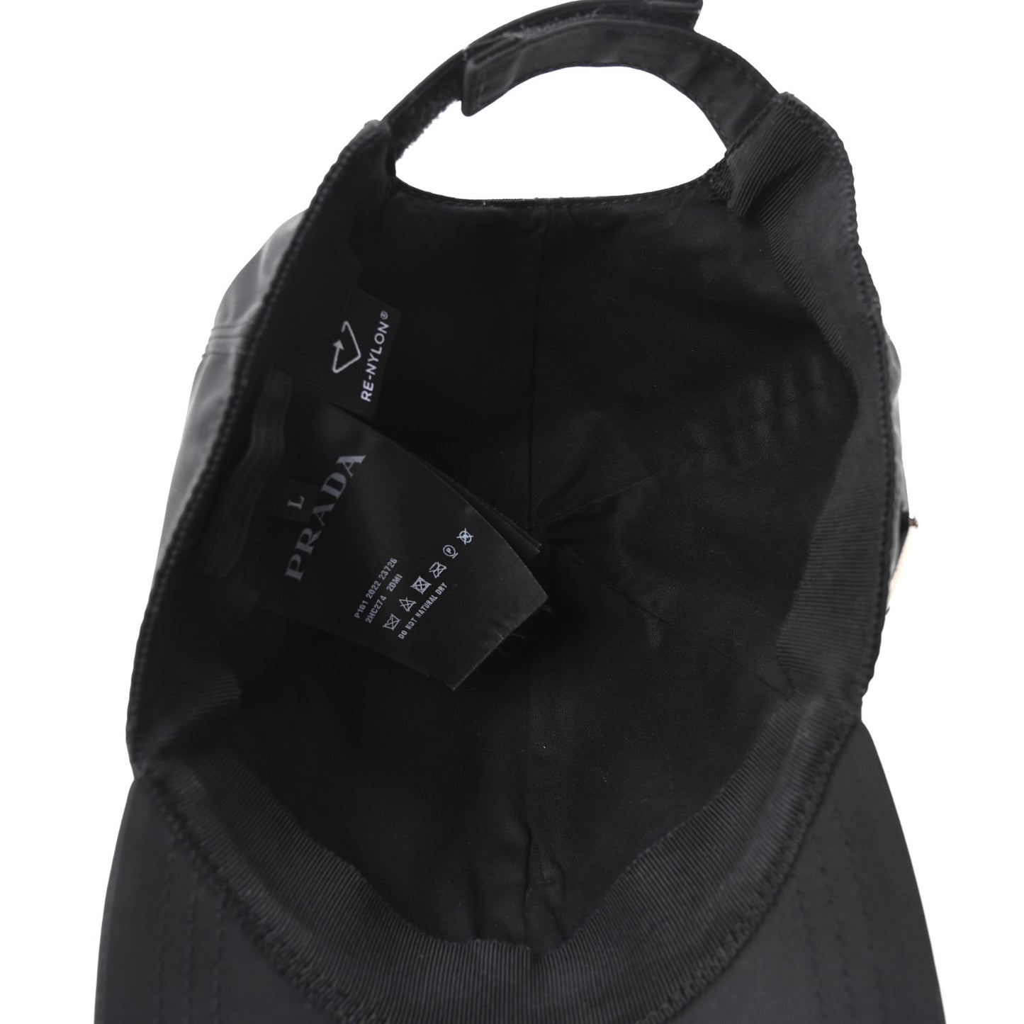 Re-Nylon Baseball Cap L Black