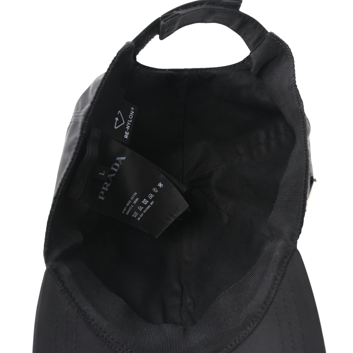 Prada Re-Nylon Baseball Cap L Black 7 of 8