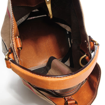 Burberry Canvas Mega Check Medium Susanna Tote 8 of 10