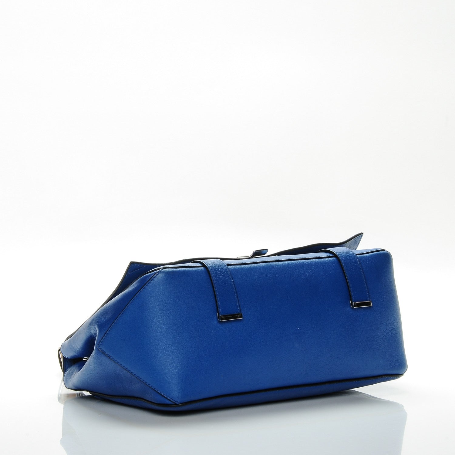 Proenza Schouler Calfskin Double Sided PS Courier Bag Blue Honey 4 of 8