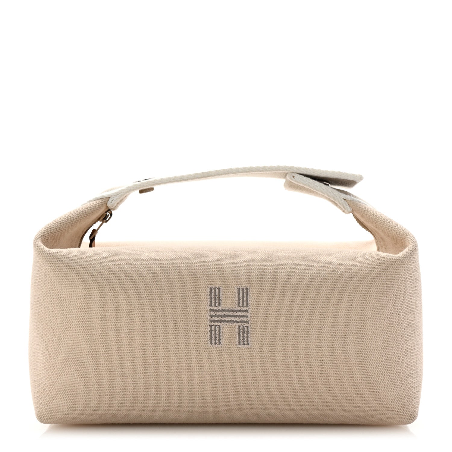Hermes Canvas Small Bride-A-Brac Pouch Natural 1 of 6
