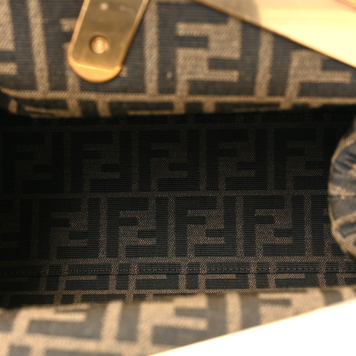 Shiny Nappa Medium Fendi First Black