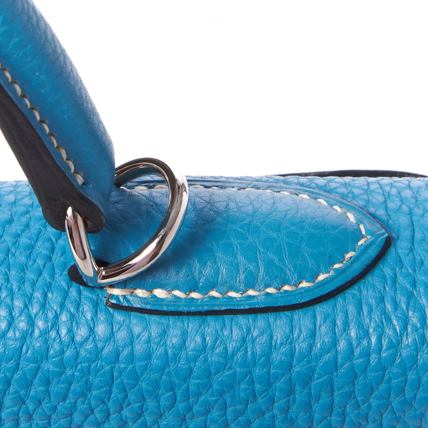 Hermes Togo Kelly Sellier 35 Blue Jean 9 of 35