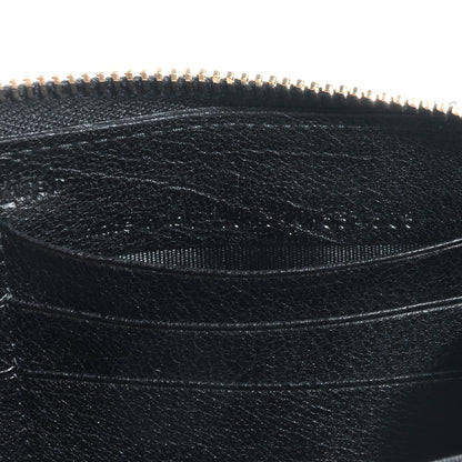 Saint Laurent Leather Muse Zip Around Wallet Black 7 of 8