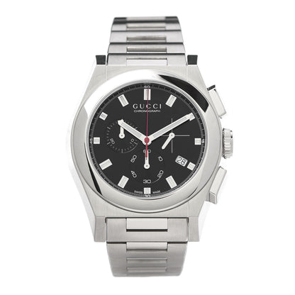 Gucci Stainless Steel 40mm Pantheon Chronograph Quartz Watch Black 1 of 7