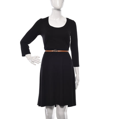 Hermes Epsom Swift 13mm Athena Belt 80 Gold Black 2 of 9