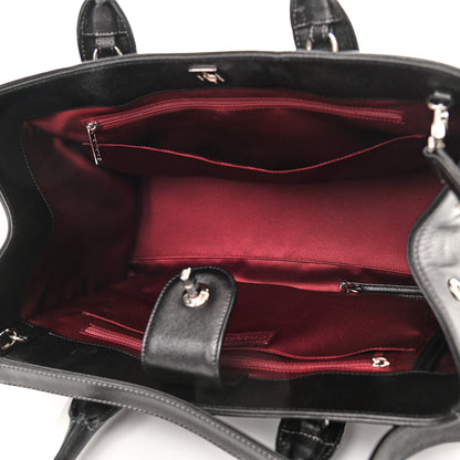 Chanel Caviar Cerf Executive Shopper Tote Black 5 of 10