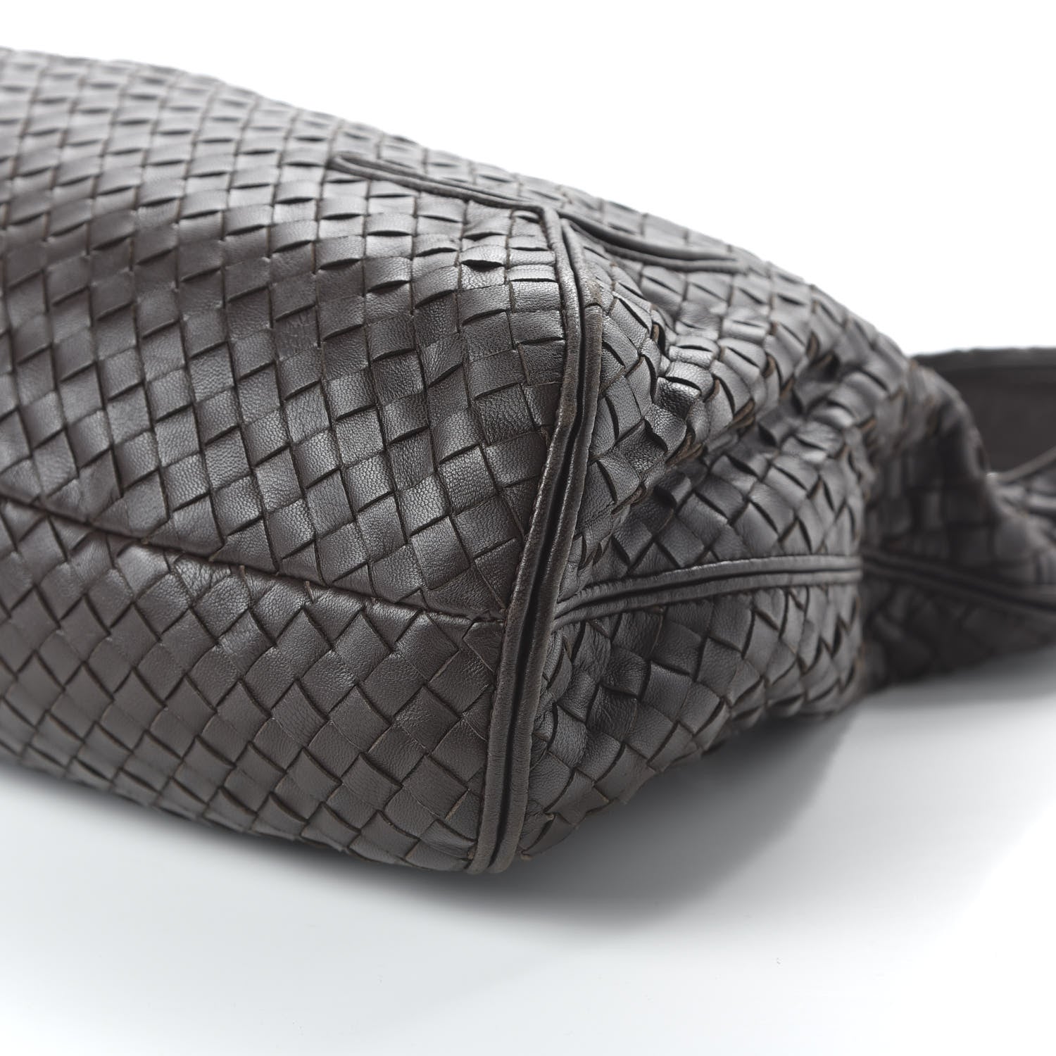 Bottega Veneta Nappa Intrecciato New Ball Hobo Ebano 7 of 9