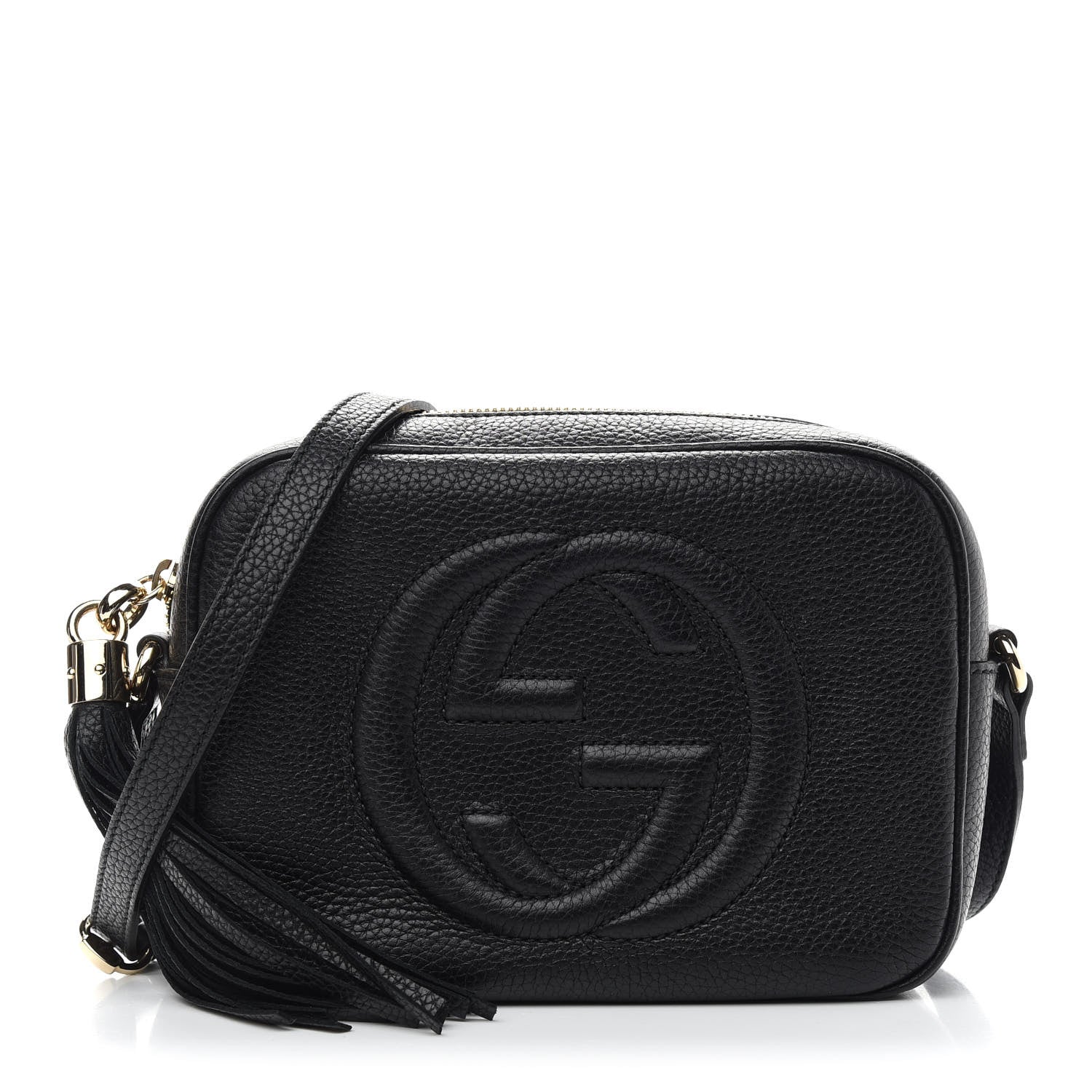 Gucci Pebbled Calfskin Small Soho Disco Bag Black 1 of 10
