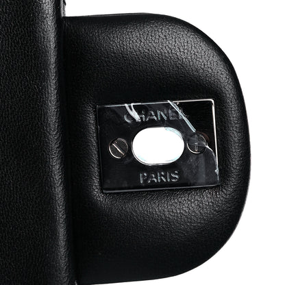 Chanel Lambskin Quilted Mini Rectangular Flap Black 14 of 15