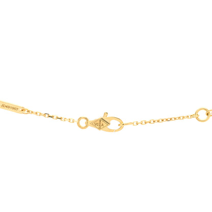 Van Cleef & Arpels 18K Yellow Gold Mother of Pearl Sweet Alhambra Pendant Necklace 4 of 6