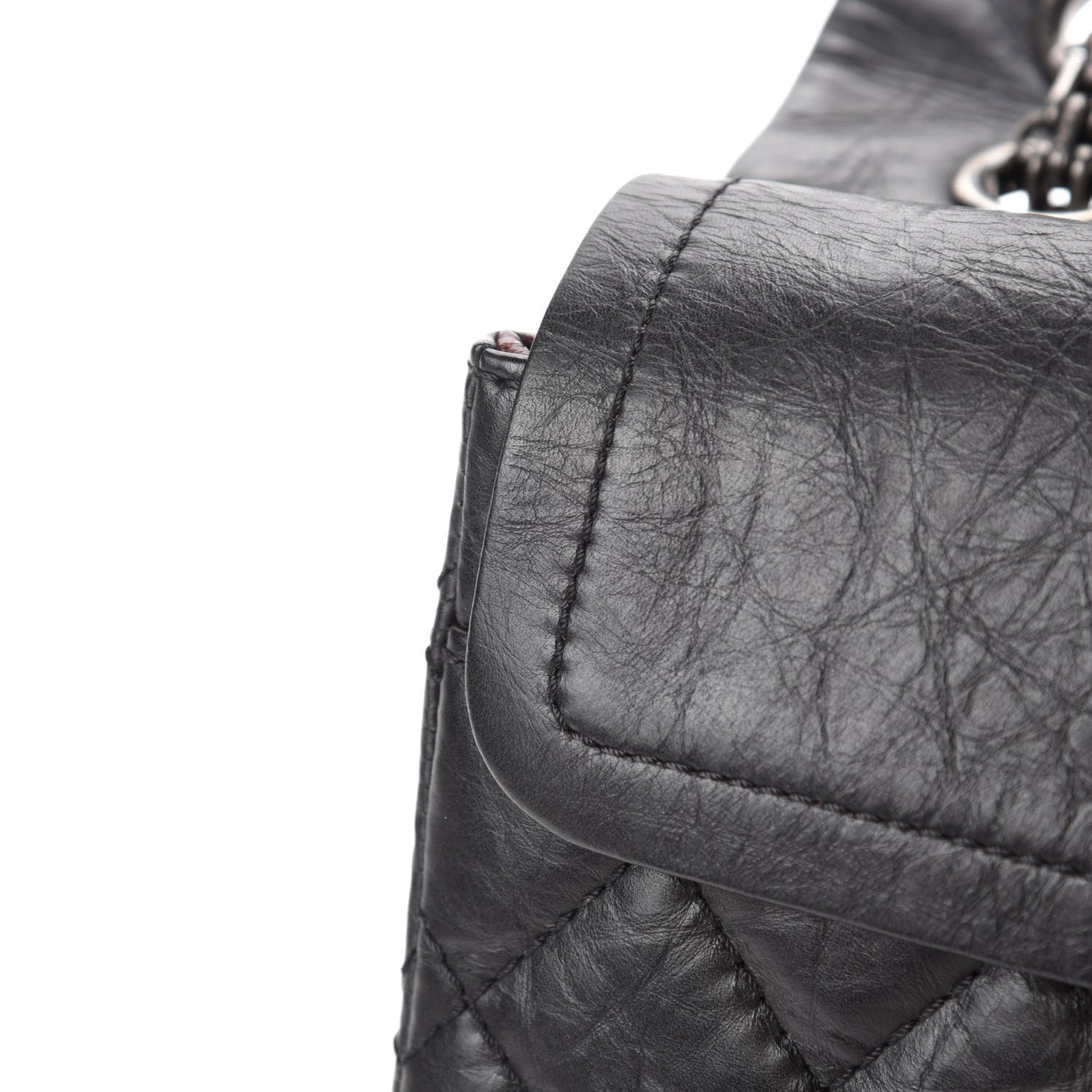 Chanel Aged Calfskin Quilted 2.55 Reissue 226 Flap Black 8 of 11