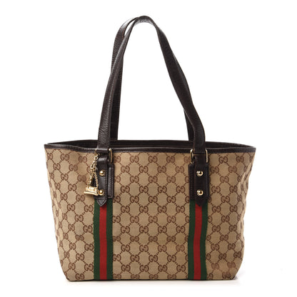 Gucci Monogram Medium Jolicoeur Tote Dark Brown 1 of 11
