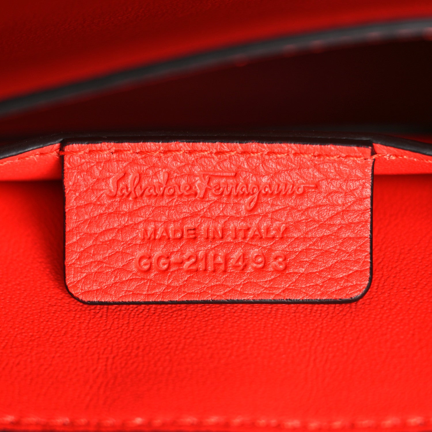 Salvatore Ferragamo Calfskin Small Margot Top Handle Satchel Candy Apple Red 7 of 9