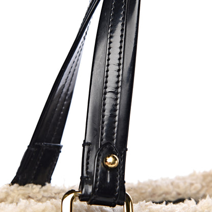 Louis Vuitton Patent Monogram Shearling Sac Thunder 10 of 18