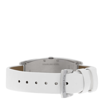 Tiffany Stainless Steel Satin 22mm Gemea Quartz Watch White 3 of 7