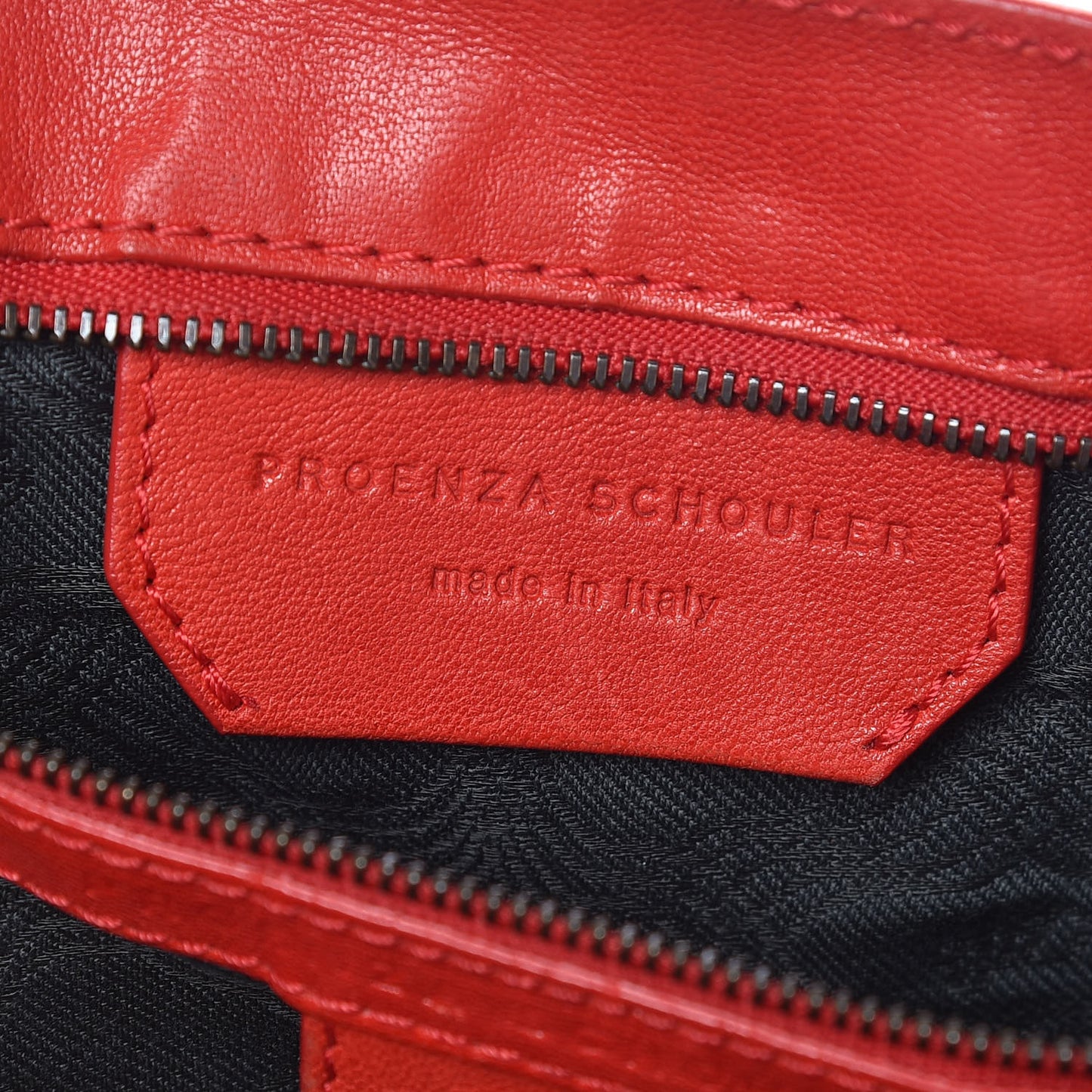 Lambskin PS1 Extra Large Satchel Lipstick Red