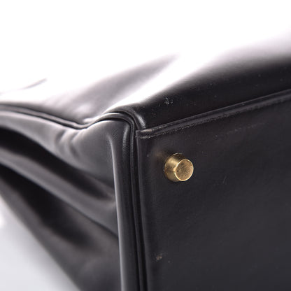 Hermes Box Kelly Retourne 28 Black 32 of 34