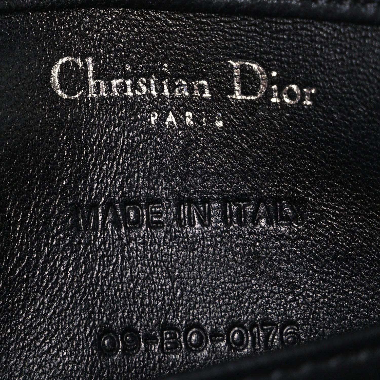 Christian Dior Lambskin Baby Diorama Flap Bag Black 1844849