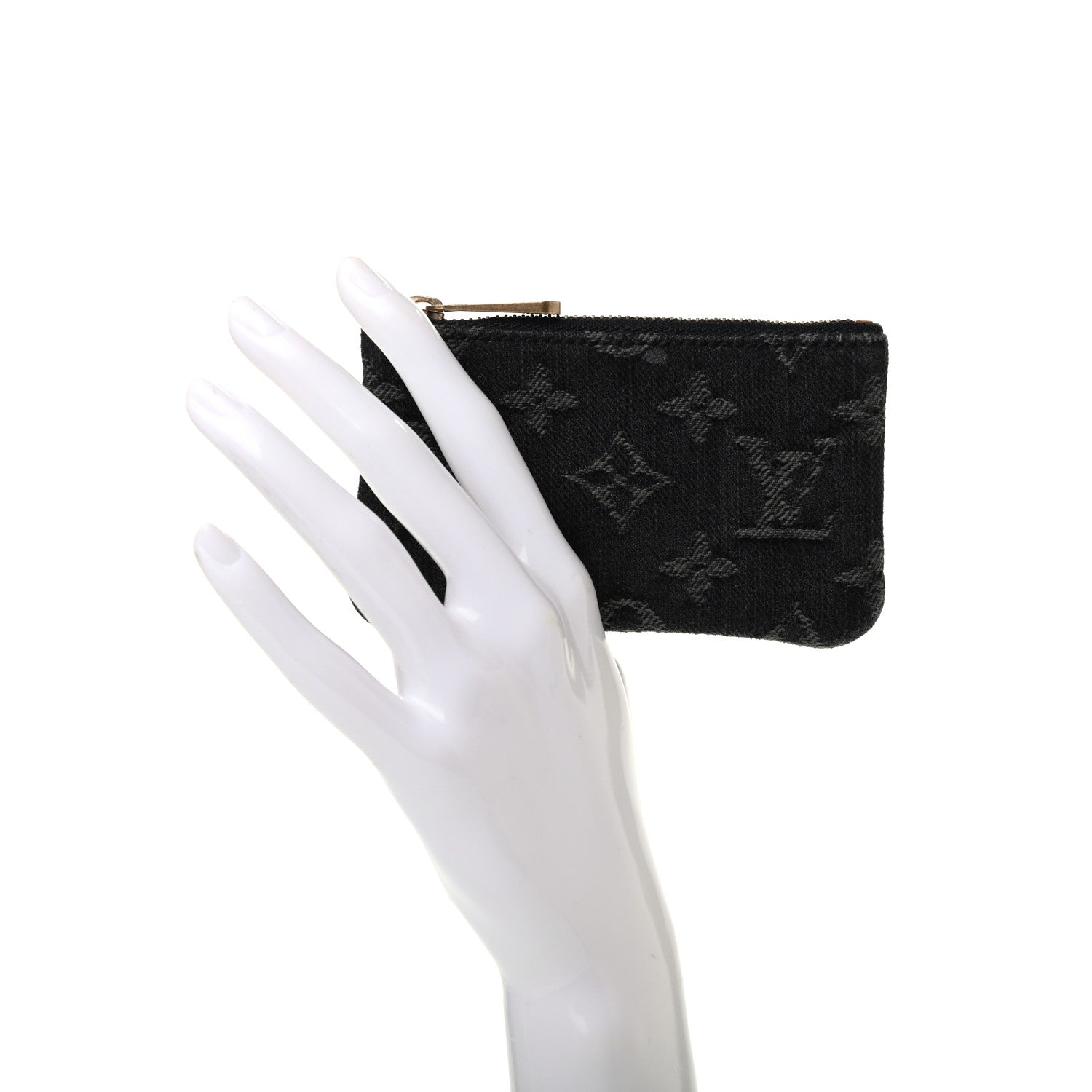 Louis Vuitton Denim Neo Key Pouch Black 2 of 6