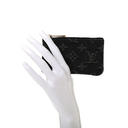 Louis Vuitton Denim Neo Key Pouch Black 2 of 6