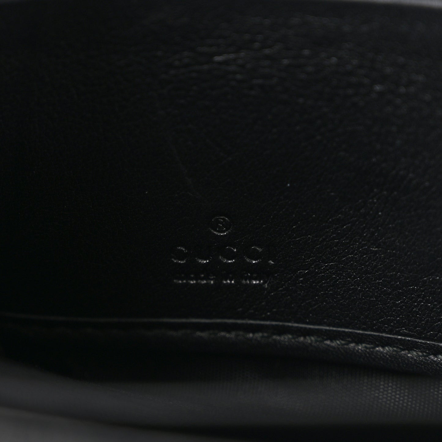 Guccissima Signature Microguccissima Bree Zip Around Wallet Black