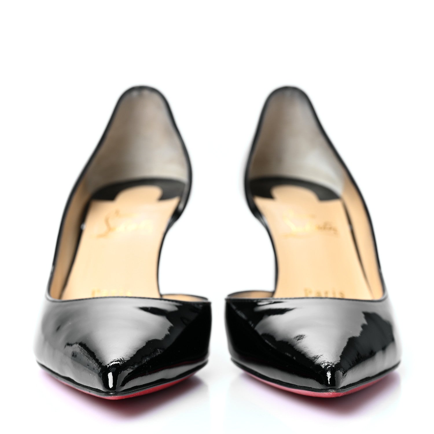 Christian Louboutin Patent Iriza 70 Pumps 37 Black 2 of 7