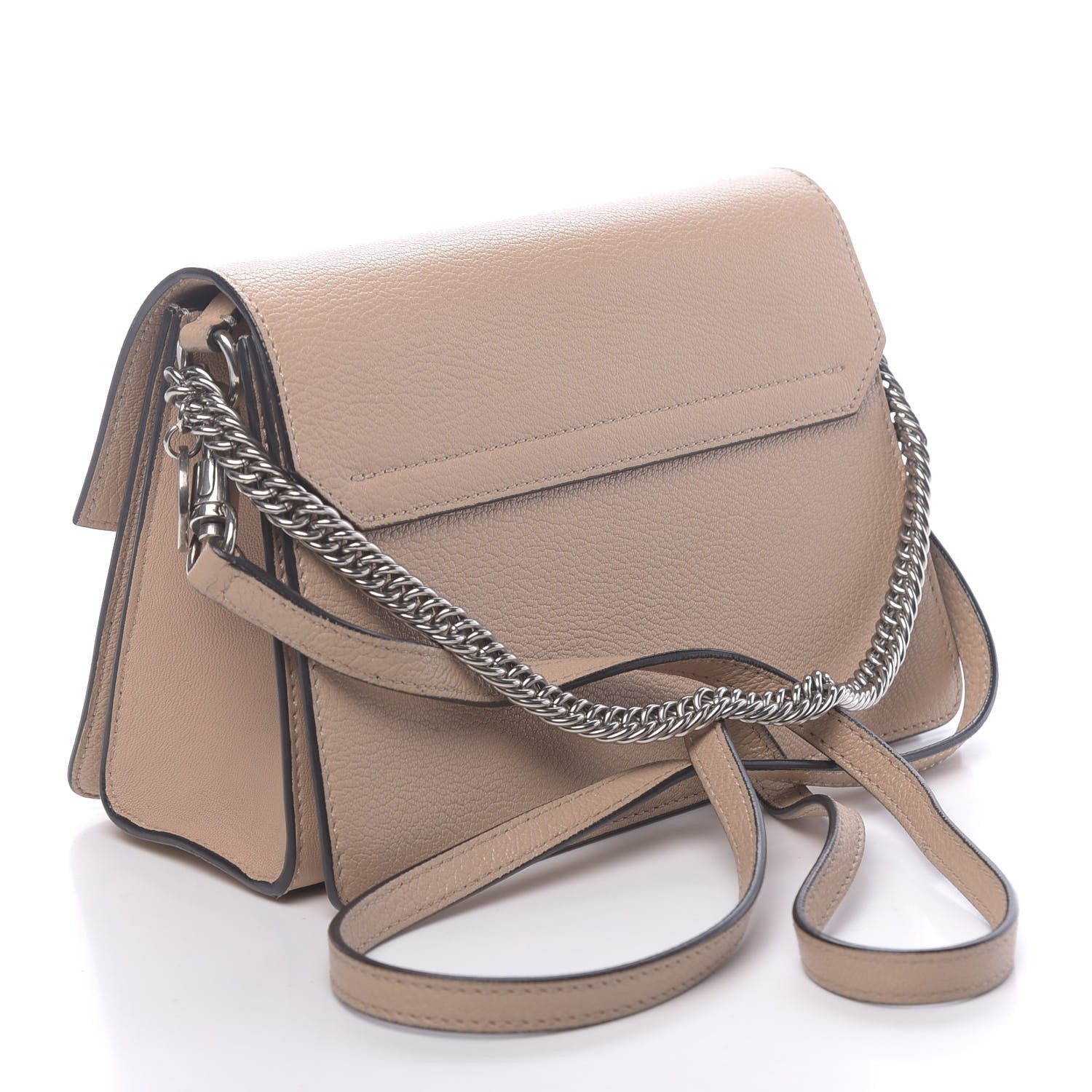 Givenchy Goatskin Small GV3 Shoulder Bag Beige 3 of 13